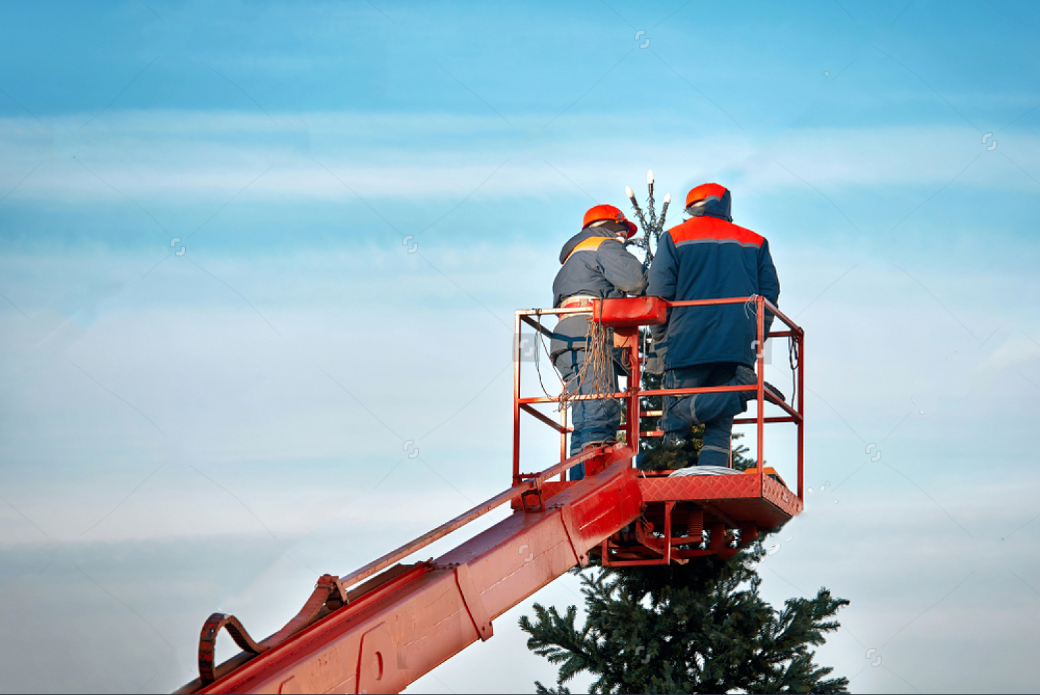 Christmas Light Installation